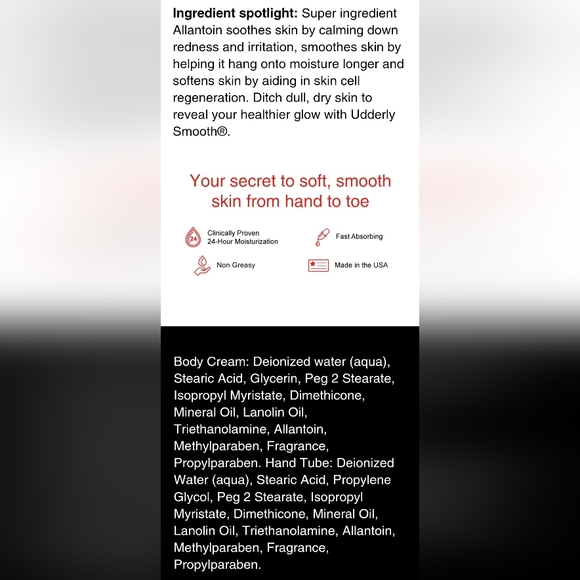 NWT BUNDLE OF 2 MINI UDDERLY SMOOTH NON-GREASY HAND & BODY CREAM! - Picture 12 of 12